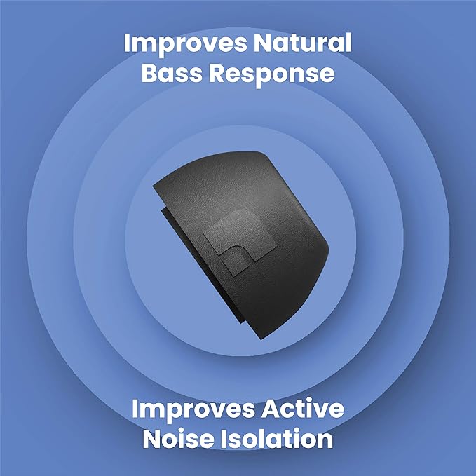 Foam Masters Ultra-Premium Memory Foam Ear Tips for AirPods Pro 1st & 2nd Gen | 3 Pairs | Black Magic Ver 6.0 | Secure | Comfort | Better Noise Cancel | Replacement Buds – Black, Assorted S/M/L