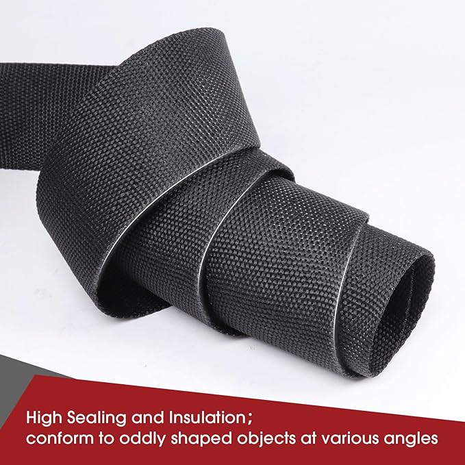 Heat Shrink Wire Loom 2:1 Shrinkable Braided Cable Sleeve 1-1/8 Inch ID-46ft Abrasion Protection Flexibility Fabric Wiring Harness Cover Sheath