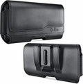 DeBin Case for Galaxy A15 A25 A35 A54 5G A53 A52 A51 A50 A20 Note 20 10+ Note 9 8 XCover Pro S24 FE S23 FE Cell Phone Belt Holder Holster Clip Pouch Cover (Fits Samsung Phone with Otterbox Case) Black
