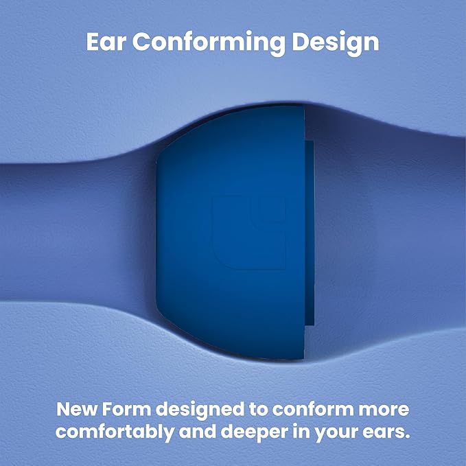 Foam Masters Ultra-Premium Memory Foam Ear Tips for AirPods Pro 1st & 2nd Gen | 3 Pairs | Black Magic Ver 6.0 | Secure | Comfort | Better Noise Cancel | Replacement Buds – Blue, Small