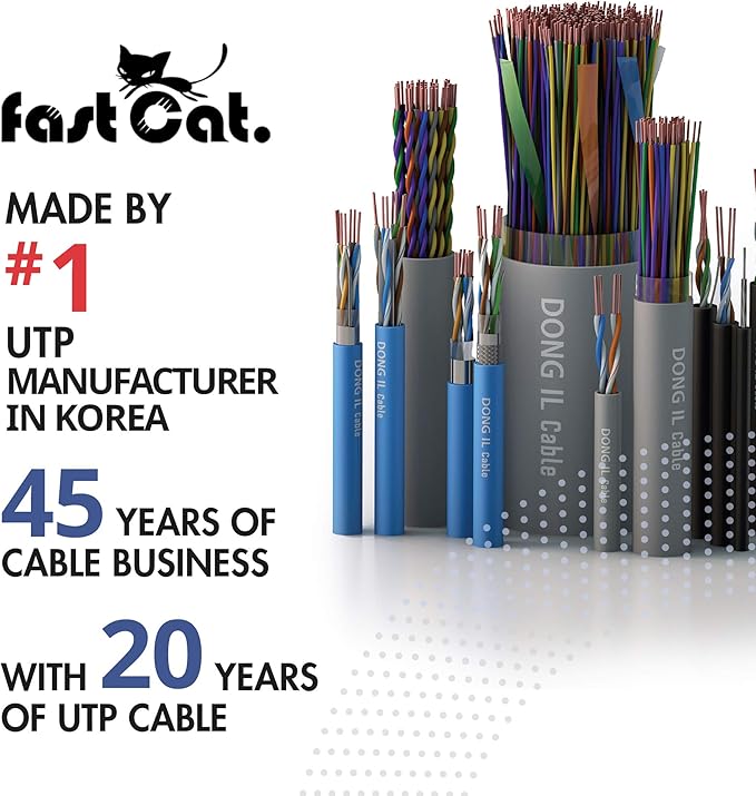 fast Cat. Cat5e Ethernet Cable 1000ft - 24 AWG, CMR, Insulated Bare Copper Wire Cat 5 ethernet Cable with FastReel - 350MHZ / Gigabit Speed UTP Cable Cat5e - CMR (Orange)