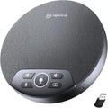 N newline Conference Speaker and Microphone, 4 AI Mics 360° Voice Pickup, Plug & Play, Bluetooth Speakerphone w/dongle, Wireless Daisy Chaining, Noise Reduction, for Meeting, Home Office, NewPie 91