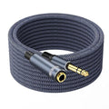 1/4 inch Extension Cable, 50ft, Male to Female Stereo Headphone Guitar Cable Copper Wire, Gold Plated Connectors, Tangle-Free, Compatible with Mixing Console, Speaker, Amplifier, Guitar