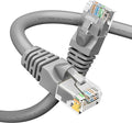 GEARit Cat 6 Ethernet Cable (1-Pack 14 Feet) Cat6 Network Patch, 10Gbps, RJ45, Snagless Cord, Gold-Plated Connectors, Internet for PC, TV, Tablet, Router, Printer, Servers, IT Data Center - Gray