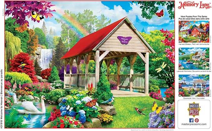 Masterpieces 300 Piece EZ Grip Jigsaw Puzzle - Welcome to Heaven - 18"x24"