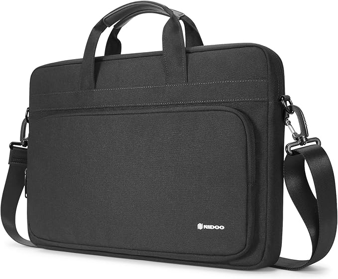 NIDOO 14-15 inch Laptop Shoulder Bag Briefcase Messenger Sleeve for 15" MacBook Air M2 / 15" Surface Laptop 5 4 3/16" MacBook Pro M3 M2 M1 / 15" Dell Latitude 5540/15" Lenovo ThinkBook 15 Gen 4
