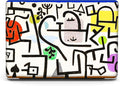 Berkin Arts Compatible with MacBook Air 13 inch Cover, 2022-2018 Release A2179/A2337 M1 with Touch ID with Keyboard Cover & Screen Protector Naive Art (Picture of A Journey by Paul Klee)