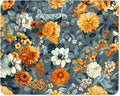 ITNRSIIET Mouse Pad with Stitched Edge Premium Textured Smooth Precise Operation Waterproof Washable Non-Slip Rubber Base Desktop Protection Mat, 10.2×8.3×0.12 inches, Beautiful Flowers
