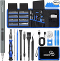 STREBITO Electric Screwdriver, 144-in-1 Precision Screwdriver Set, 120 Magnetic Bits, Organized Storage and Portability, Small Tool Kit for Electronics, PC, Computer and Laptop, Gifts for Men