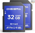 32GB CS100 SDHC UHS-I Memory Card - up to 100MB/s, C10, U1, V10, Full HD, SD Card for Computers, Digital Cameras, Home Theatre Devices, Car Navigation Systems (2 Pack)