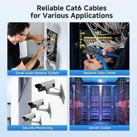 Cable Matters [UL Listed] 10Gbps in-Wall Riser Rated (CMR) 23AWG Bare Copper Cat6 Ethernet Cable - 300ft, Cat 6 Ethernet Cable Spool, Cat 6 Cord Bulk, White