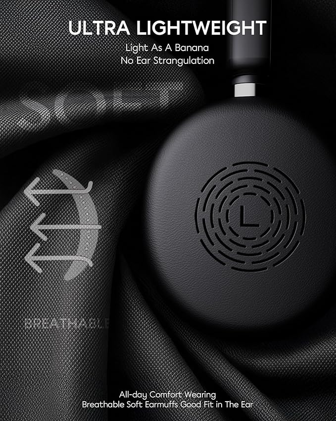 Bluetooth Headphones Wireless Headset with Mic for Work-V5.3 Computer Headsets with Noise Reduction Microphone, 2.4Ghz USB Dongle & Mute Button for PC, Laptop, Office, Home