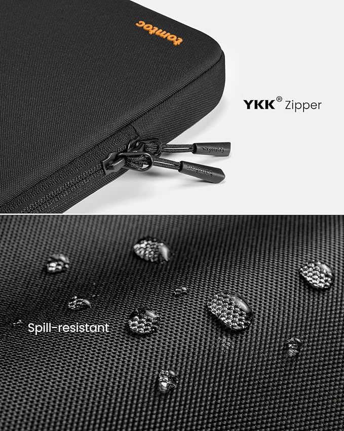 tomtoc 360 Protective Laptop Sleeve Set for 16-inch MacBook Pro M4/M3/M2/M1 Pro/Max A3403 A3186 A2991 A2780 A2485 2024-2019, Dell XPS 16 Plus Laptop, Water-Resistant MacBook Case with Accessory Pouch