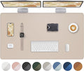 Extra Large Desk Mat - 48"x 24" Non-Slip Desk Pad for Office and Home - Ideal for Large Mouse Pad and Desk Mats on Top of Desks(Beige)