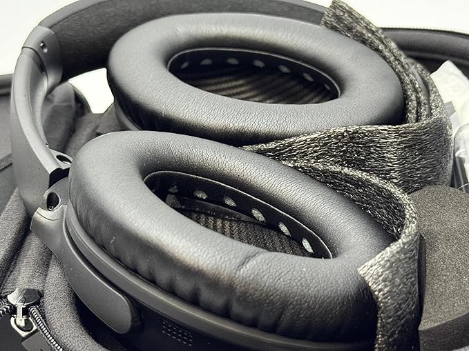 Headphones Replacement Ear Pads Cover,for Bose Quietcomfort QC15 QC25 QC35 35 ii Headsets (Black)