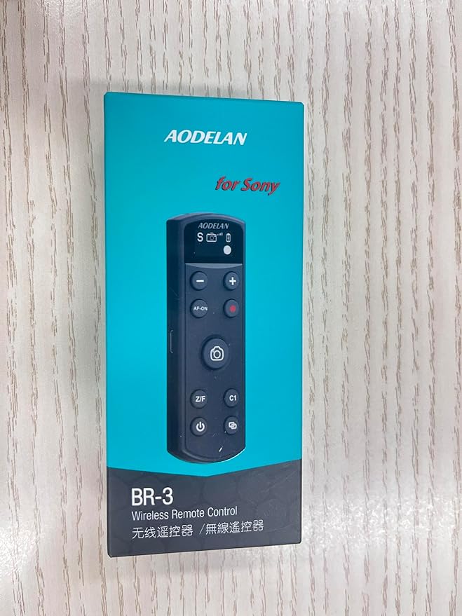 for Sony Camera Wireless Remote Control - Aodelan Rechargeable Shutter Release with OLED Screen for ZV-E10, FX3, a6100, a6400, a6600, a7 III, a7R III, DSC-RX100 VII, ZV-1; Replace Sony RMT-P1BT