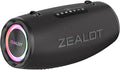 ZEALOT 80W Portable Bluetooth Speaker, Stereo Sound with Deep Bass,IPX6 Waterproof, LED Light,Bluetooth 5.2, Indoor/Outdoor Speaker for Party, Gathering, Pool, Camping,Travel (Black)