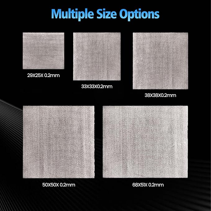 Thermal Pad,68 * 51 * 0.2mm,Graphene Thermal Pads for GPU/CPU/SSD/Electronics - Highly Efficient, Compressible (68 * 51mm)