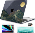 Mektron for 2025 M4 MacBook Air 13.6 Inch A3240 Case Fits 2023 A2681 M2 2024 A3113 M3 Chip with Liquid Retina Display, Printed Plastic Hard Shell Cover for MacBook Air 13.6", Abstract Mountain C112