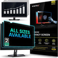 VINTEZ [2 Pack] 22 Inch 16:9 Privacy Screen for Computer Monitor and Laptop - Anti Glare Protector Film Blue Light Filter Eye Protection - Computer Screen Privacy Shield