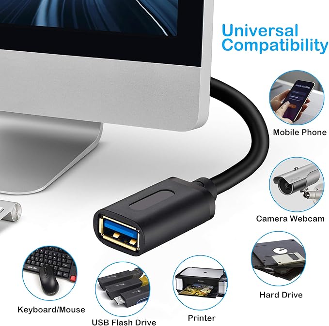 Tan QY USB 3.0 Extension Cable 10Ft, USB 3.0 High Speed Extender Cord Type A Male to A Female for PlayStation, Xbox, USB Flash Drive, Hard Drive, Card Reader,Scanner,Printer,Keyboard(10Ft)