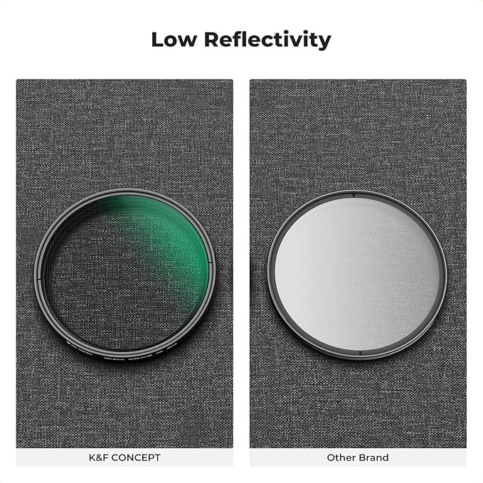 K&F CONCEPT 72mm Star Filters Kit (3pcs) 4 Points 6 Points 8 Points Cross Screen Starburst Filters Set -18 Layer Coating Ultra Slim Optical Glass Camera Lens Filter with 3 Cleaning Cloth