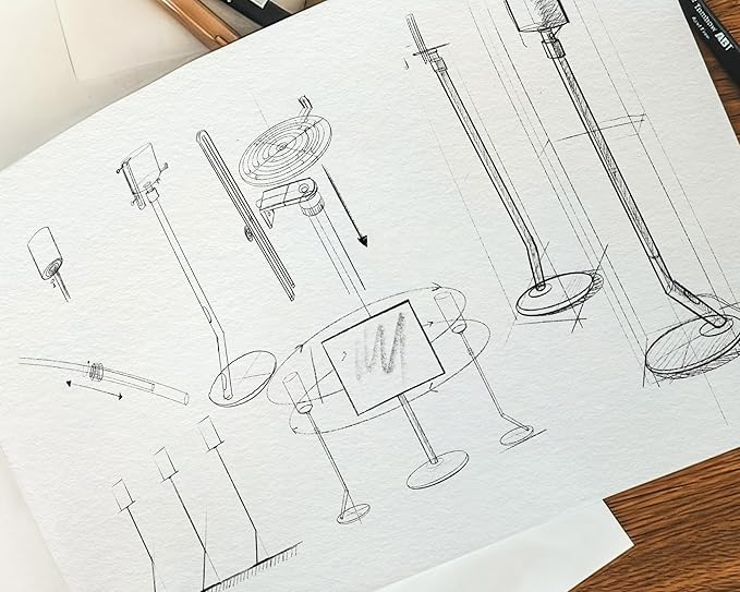 FITUEYES Design Adjustable Speaker Stands Pair for Bookshelf Speakers up to 11LBS, 27.5"-39.3" Height, Compatible with Multi-Audio