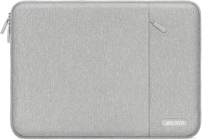 MOSISO Laptop Case 18.5 inch, 18-18.5 inch Laptop Sleeve Compatible with ASUS Gaming Monitor HP Dell Lenovo Notebook, Polyester Vertical Computer Sleeve Bag with Pocket, Gray