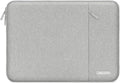MOSISO Laptop Case 16 inch, 15-15.6 inch Laptop Sleeve Compatible with MacBook Pro 16 M4 M3 M2 M1, HP Acer Dell Lenovo ASUS Notebook, Polyester Vertical Computer Sleeve Bag with Pocket, Gray