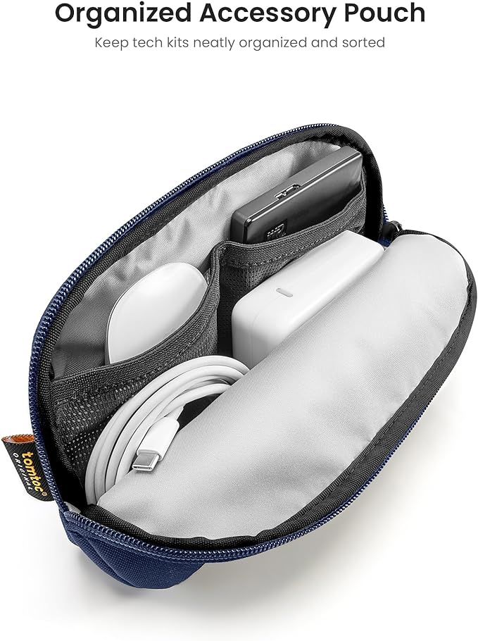 tomtoc 360 Protective Laptop Sleeve Set for 15-inch MacBook Air M4/A3241 2025, M3/A3114 M2/A2941, 15-inch MacBook Pro A1990 A1707, Dell XPS 15 Plus, Water-Resistant Laptop Case with Accessory Pouch