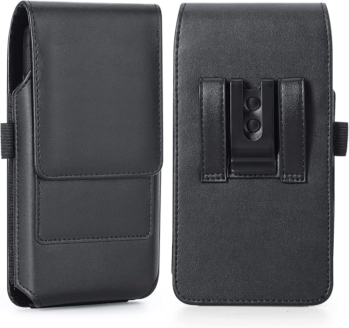 BECPLT for iPhone 15 Pro Max 15 Plus 14 Pro Max 13 Pro Max 12 Pro Max Holster Black Mobile Phone Belt Pouch Holster Cover Belt Clip Case Pouch for Samsung Galaxy S24+ S23+ S23+ S22+ S23 FE S21 FE 5G