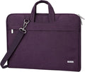 Voova Laptop Bag 15.6 Inch, Waterproof Computer Sleeve Carrying Case with Shoulder Straps & Handle Compatible with Macbook Air 15 M2/M3/M4, MacBook Pro 15/16, 15-16 Inch Hp Dell Lenovo, Dark Purple