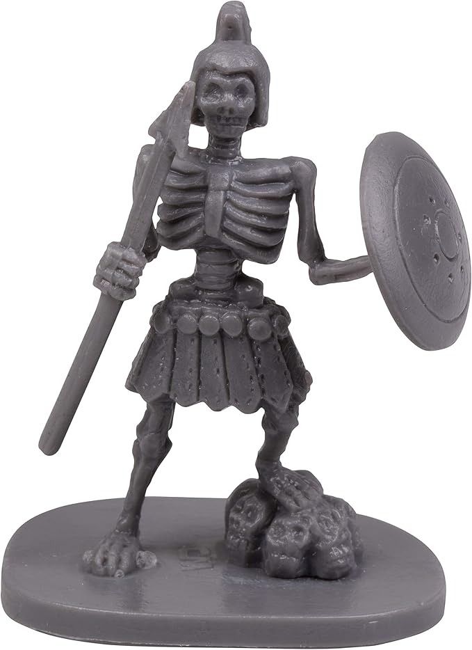 Monster Fantasy Creature Mini Action Figure Playset - 98pcs Toy Miniatures w 14 Unique Designs - Dragons, Wizards, Orcs, & More- XL 1/32 Scale Compatible with Dungeons and Dragons and Other RPG Games