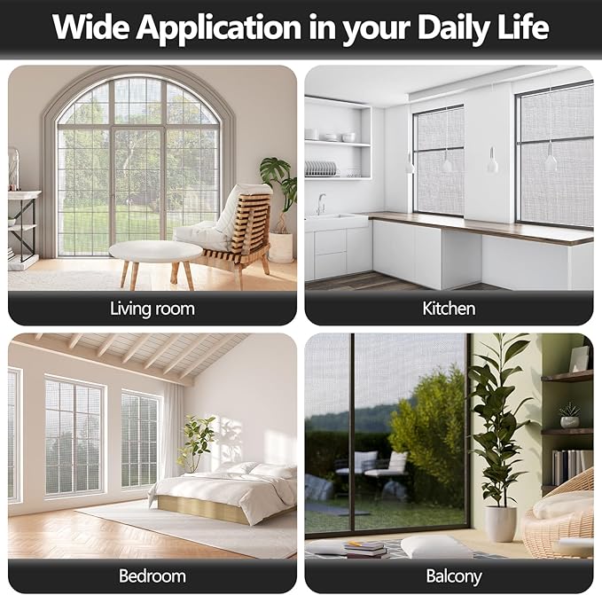 Window Screen Door Repair Kit, 48" x 177" Screen Door Mesh Replacement Kit, Durable Fiberglass Mesh Roll with Tools for Windows Doors Patio and Porch Replacement, Grey