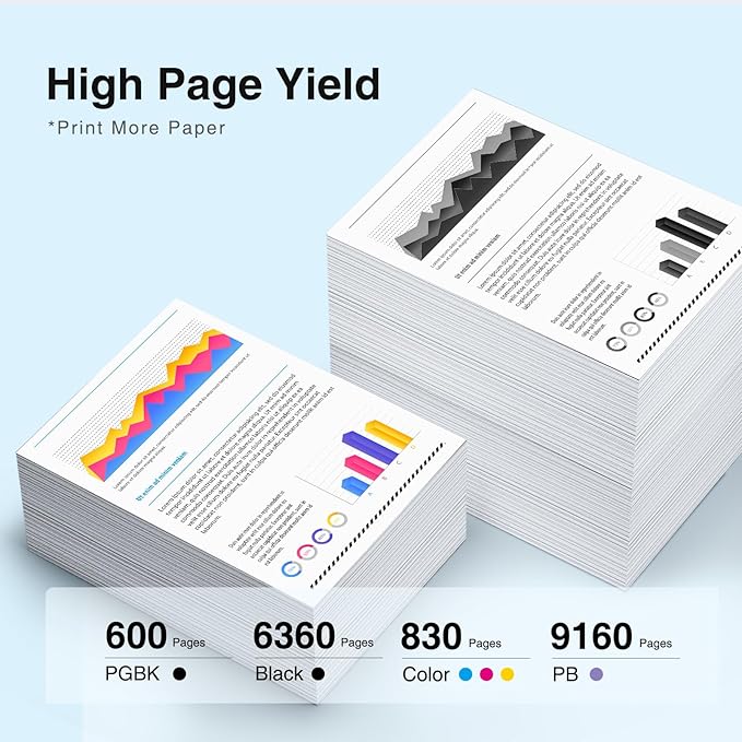PGI-280XXL/CLI-281XXL Ink Cartridge Replacement for Canon 280 281 Ink Cartridges for Canon TR8620a Ink Cartridge TR8620 TR8520 TR7520 TR8600 TS6120 TS6220 TS6320 TR8500 Printer-2PGBK/2BK/2C/2M/2Y