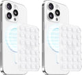 Klearlook 2PCS Magnetic Suction Phone Mount for MagSafe Case, Sticky Phone Grip Holder for iPhone, Removable Hands-Free Selfie/Video for TikTok Influencers, Women Girl Teen Gift, Transparent