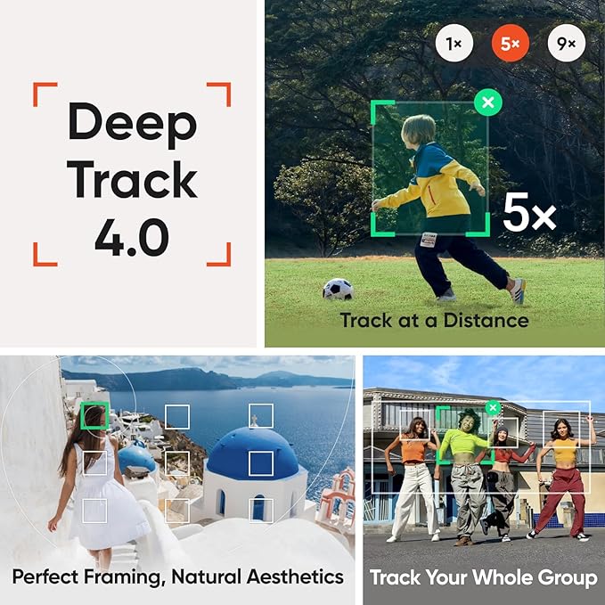 Insta360 Flow 2 Pro Grey - Foldable AI Phone Gimbal, iPhone Native Tracking in 200+ iOS Apps, Multi-Person Tracking, 360º Pan Tracking, Built-In Tripod/Selfie Stick, iPhone/Android Portable Stabilizer