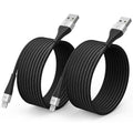 Extra Long iPhone Charger Cord 15FT 2Pack, Apple MFi Certified USB A to Lightning Cable Braided Fast Charging Cord Compatible with iPhone14/13/12/11 Pro Max/Pro/XS Max/XS/XR/X/8 Plus/8/7/iPad/iPod