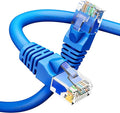 GEARit Cat 6 Ethernet Cable (1-Pack 5 Feet) Cat6 Network Patch, 10Gbps, RJ45, Snagless Cord, Gold-Plated Connectors, Internet for PC, TV, Tablet, Router, Printer, Servers, IT Data Center - Blue