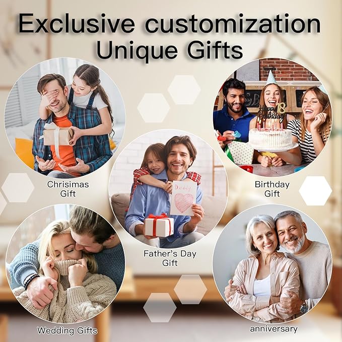 Personalized Photo Puzzle- Customized Photo Building Bricks - Unique Building Bricks with Vibrant Print - Stylish Decoration for Friends and Family