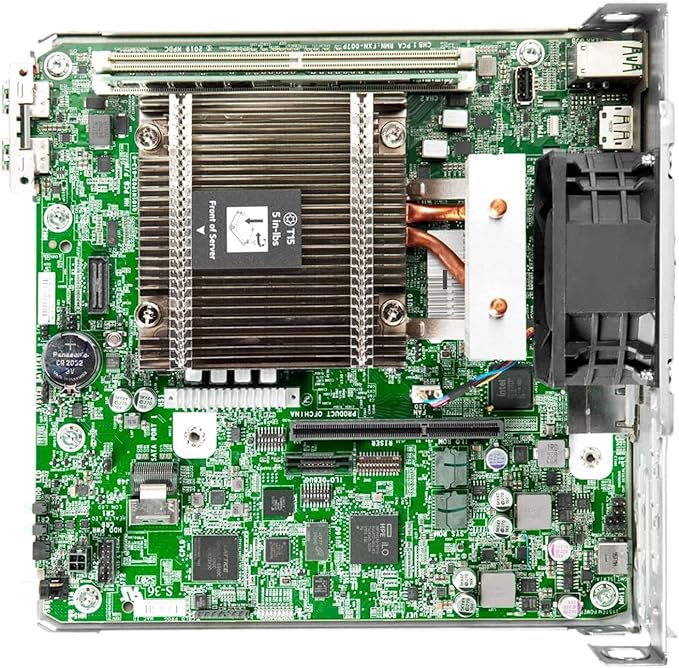 Hewlett Packard Enterprise HPE ProLiant MicroServer Gen10 Plus v2 Ultra Micro Tower Server for Small Business, Xeon E-2314 2.8GHz, 64GB Memory, 16TB HDD Storage, RAID, iLo, Server 2022 Essentials