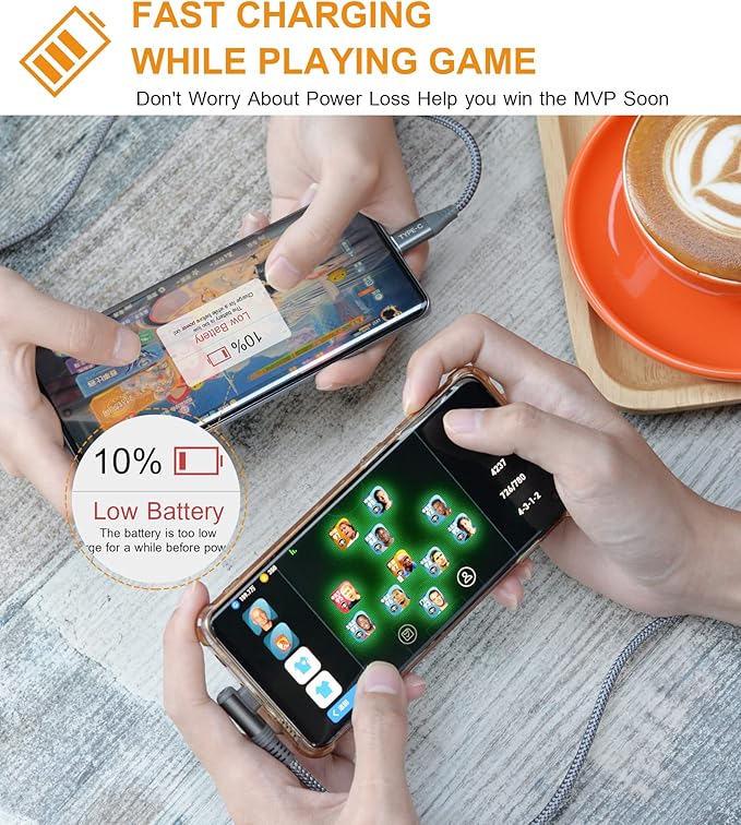 sweguard USB Type C Charger Cable Right Angle [2-Pack,20FT] iPhone 16 Charger Nylon Braided Cord for iPhone 15 16 Pro Max Samsung Galaxy S25 S24 S23 S22 S21 S20 S10 S9 Note A15 A55 Flip Pixel LG Moto