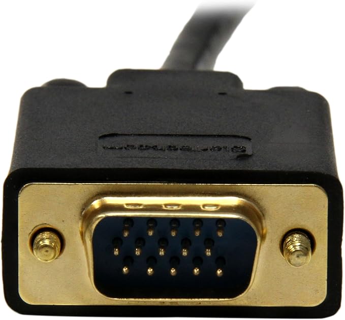 StarTech.com 6 ft DisplayPort to VGA Adapter Cable - DP to VGA Video Converter - Active DisplayPort to VGA Cable for PC 1920x1200 - Black