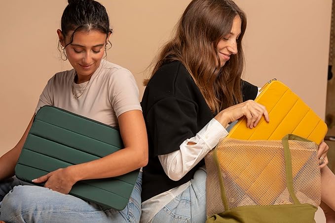 ANECDOTE Laptop Case 13-14 Inch – A Perfect Laptop Sleeve That is Compatible with MacBook Air/Pro and iPad Pro 12.9 – Fits in Your Bag, Made of 100% Nylon with Aesthetic Design (Mauve)