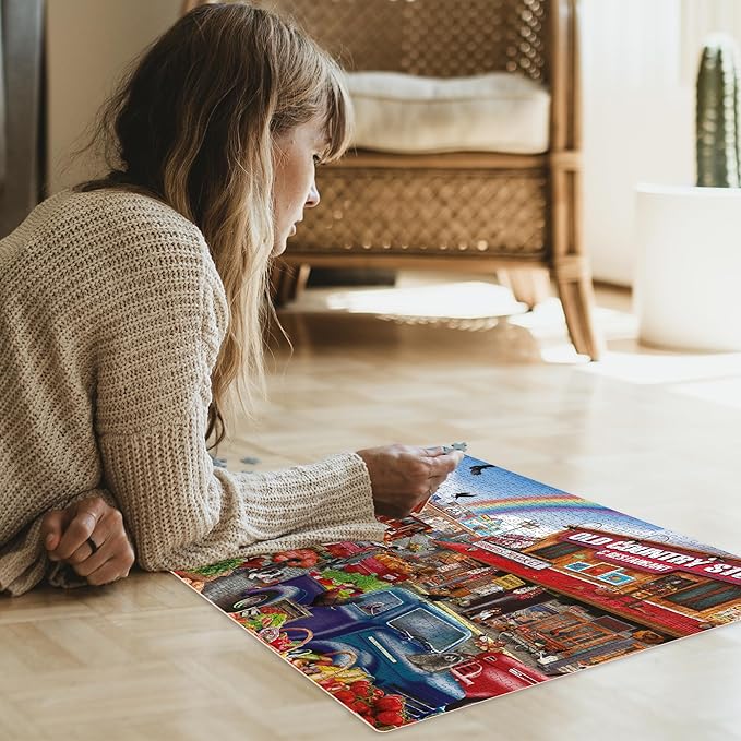 QUOKKA 1000 Pieces Puzzle for Adults and Up - Jigsaw Puzzles for Men and Women - Bazaar Activity for Kids Ages 8-12 and Up - Colourful Game Toy for Family