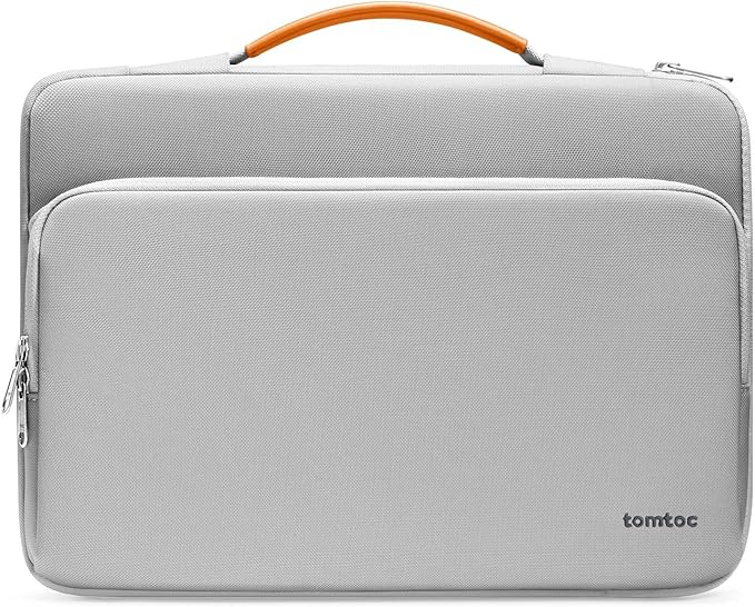 tomtoc 360 Protective Laptop Carrying Case for 2024 New 16-inch MacBook Pro M4/M3/M2/M1 Pro/Max 2024-2019, Water-Resistant Laptop Bag Sleeve with Accessory Pocket for The New Razer Blade 15