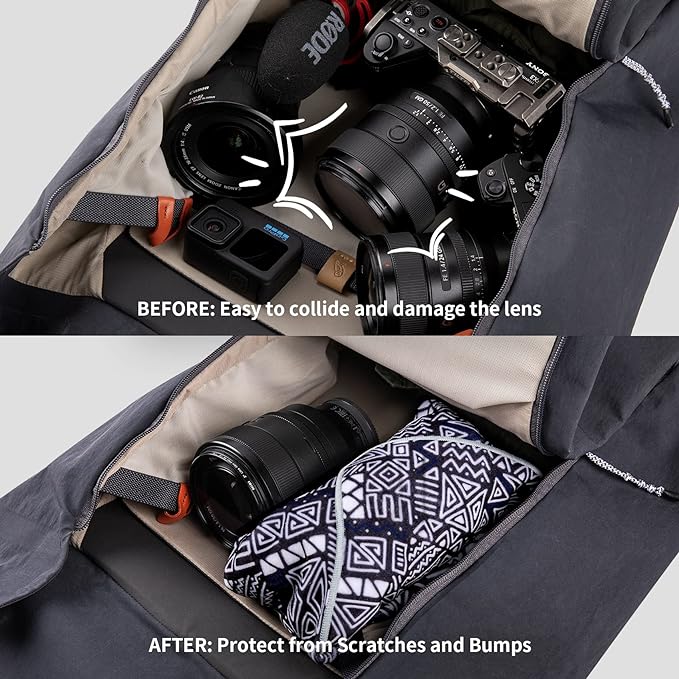 PGYTECH Protective Wrap - Anti-scratch Lens Wrap, Lens Protector, Magic Self-Adhesive Cloth Wrapper for DSLR/Camera/Phone/Accessories