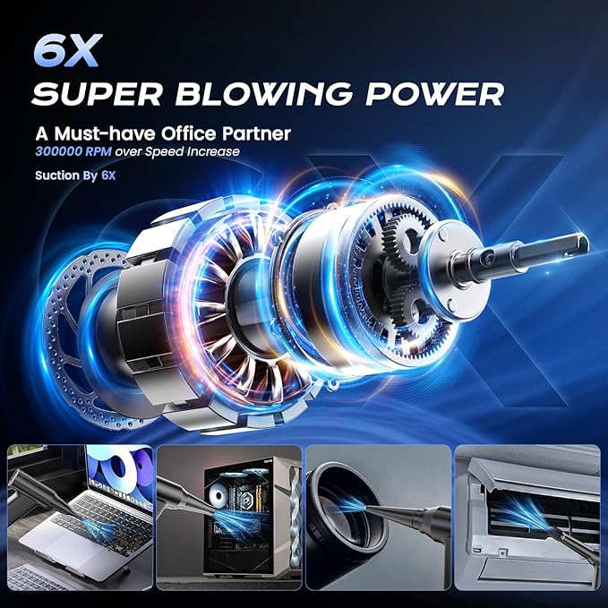 Compressed Air Dust Collector J02 Vacuum Cleaner