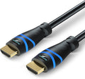 BlueRigger 8K HDMI Cable (3FT - 5 Pack, 8K 60Hz HDR, 4K 120Hz, High Speed 48Gbps with Ethernet, eARC, 3D, HDCP 2.3) - Compatible with PS5, Xbox, Roku, Apple TV, Switch, PC