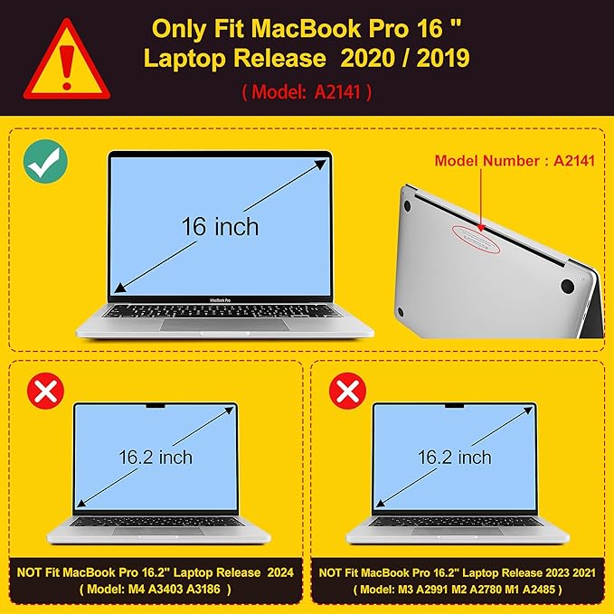 Mektron Case for MacBook Pro 16 Inch A2141 Cover 2019 Release 16" with Liquid Retina Display/Touch ID, Plastic Hard Shell with Keyboard Skin & Screen Protector & Dust Plug, Rose Marble